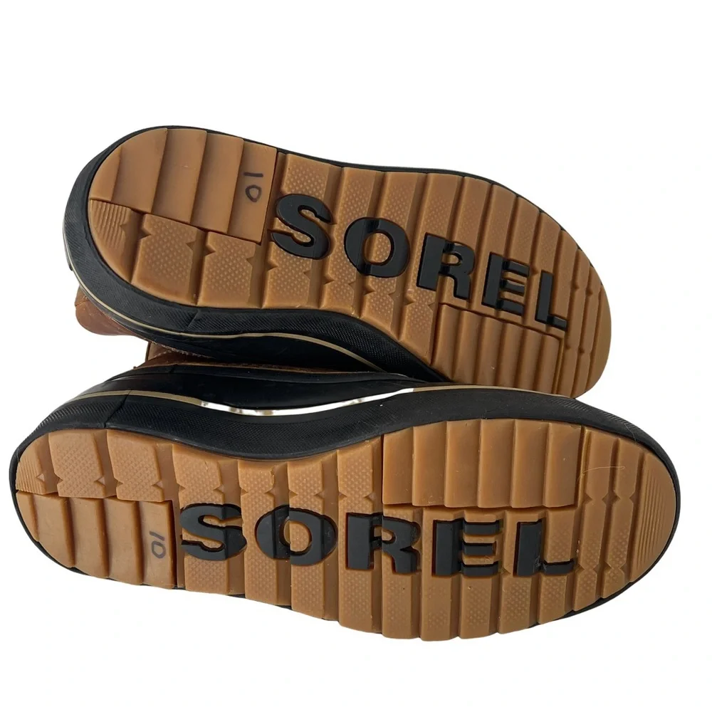 SOREL Mens Brown Leather Cheyanne Metro 1877421286 Lace Up size 10